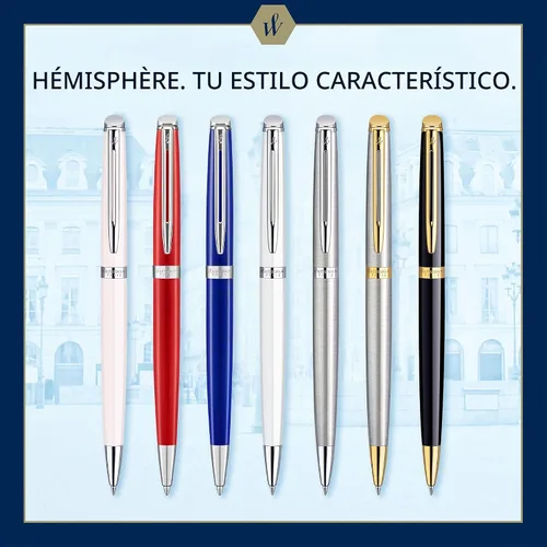 Vista 7 de Waterman Hemisphere Essential Black Laca CT - S0920570
