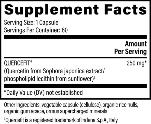 Vista 2 de Global Healing Center Quercetina (paquete de 2) 500 mg en total, 250 mg cada uno, apoya la función del sistema inmunológico y la respuesta natural
