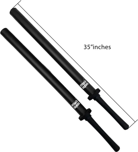 Vista 2 de Otaku Gear Espada Samurai Bokken de espuma acolchada de 35 pulgadas para práctica, combate, cosplay o accesorio para eventos especiales