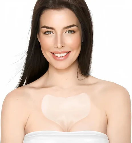 Vista 10 de BLUMBODY Almohadillas antiarrugas para el pecho y el cuello – Parches de silicona antiarrugas para la piel, reafirmantes y suavizantes – Almohadilla