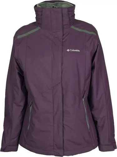 Vista 2 de Columbia Omni-TECH Arctic Trip II Interchange - Chaqueta de esquí para mujer (M), Purpule polvoriento