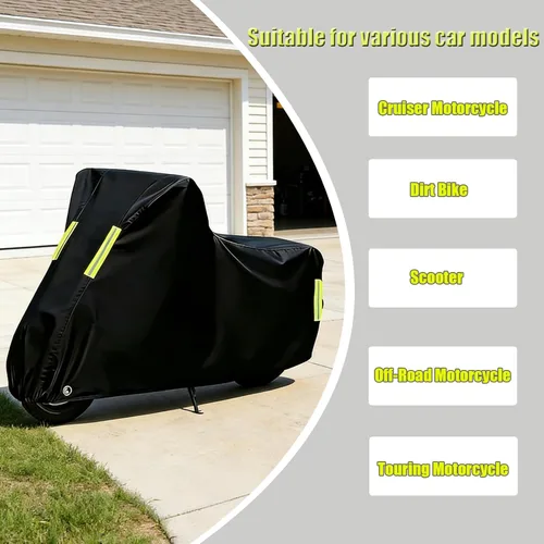 Vista 4 de Funda para motocicleta Tornax M 1, cubierta para motocicletas, ciclomotor, cubierta impermeable para el clima, protección solar al aire libre