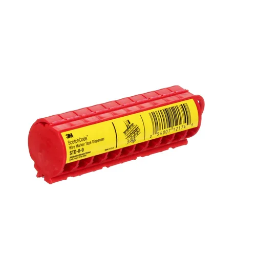 Vista 9 de 3M ScotchCode Dispensador de cinta de marcador de alambre con cinta STD-0-9, incluye 1 cada uno de 0 a 9 rollos numerados