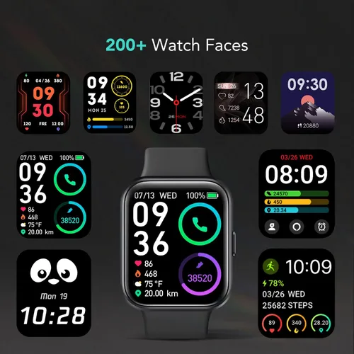 Vista 8 de [Usado] SKG Reloj inteligente para hombres y mujeres, Android iPhone con Alexa incorporado y llamada Bluetooth (respuesta/hacer llamadas) rastreador
