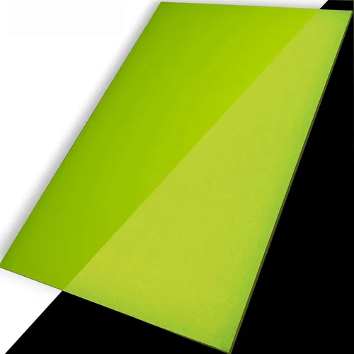 Vista 12 de TOEPODO Paquete de 2 hojas de acrílico fundido de neón fluorescente de 1/8 de pulgada, paneles de plexiglás de neón fluorescente que brillan