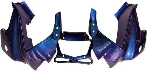 Vista 4 de Kit de carenado de motocicleta para Honda CBR600 F3 1997 1998 CBR600F3 97 98 ABS Kit de cuerpo de inyección de plástico Carrocería-Camaleón Púrpura