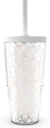 Vista 20 de Tervis Leopard Collection - Vaso aislado de doble pared hecho en Estados Unidos mantiene las bebidas frías y calientes, 16 onzas, paquete de 4