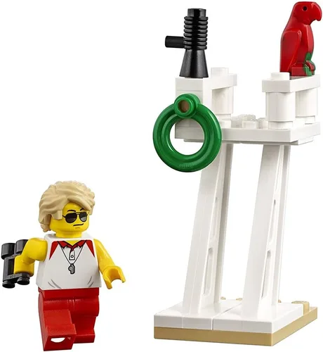 Vista 4 de LEGO City Town People Pack - Fun at The Beach 60153 Kit de construcción (169 piezas)