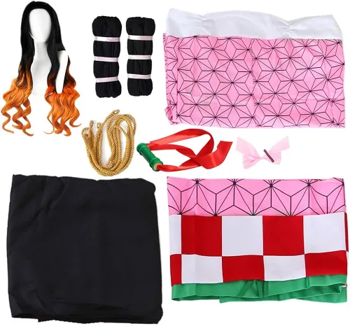 Vista 2 de Conjunto de disfraz de Kamado para mujer