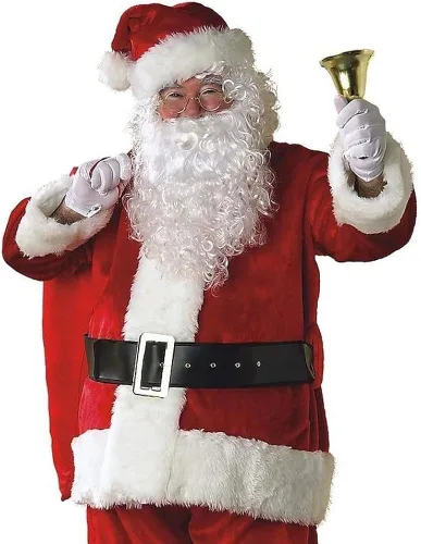 Vista 2 de Rubies Regal - Traje de peluche de Papá Noel
