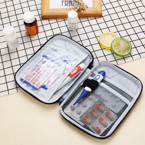 Vista 3 de King&Pig Bolsa de primeros auxilios vacía portátil Kit de bolsa de oficina en casa Bolsa de rescate de emergencia médica Bolsa de rescate Paquete