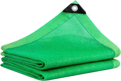 Vista 10 de BeGrit Tela de Sombra para Jardín 50% 6x6.5 pies Sombra Solar con Ojales Malla Bloqueadora de Sol para Exteriores, Plantas, Patio, Invernadero, Negro