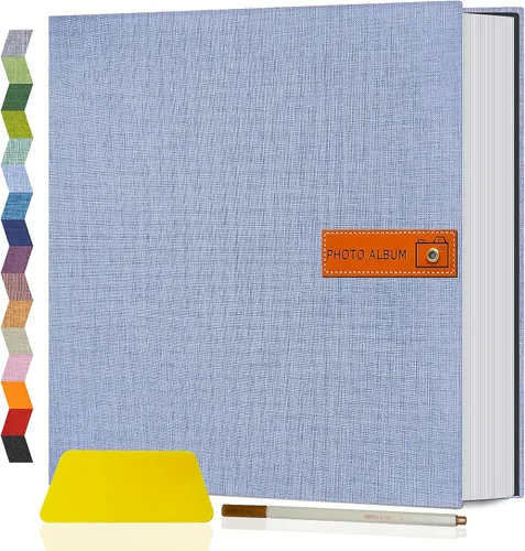 Vista 10 de Popotop Álbum de fotos grande autoadhesivo 4x6 5x7 8x10 Álbum de recortes DIY Libro de imágenes, Regalos para mamá, familia, bebé y boda