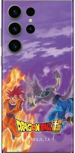 Vista 15 de Skinit Calcomanía para teléfono compatible con Galaxy S23 Ultra, diseño oficial de Dragon Ball Super Goku Negro - DBZSPR04