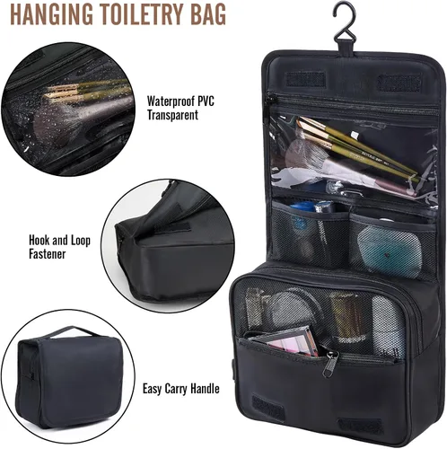 Vista 3 de Veken Juego de 8 cubos de embalaje para maletas, artículos esenciales de viaje para equipaje de mano, juego de bolsas organizadoras de equipaje
