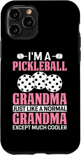 Vista 11 de Funda para iPhone 12 mini Pickleball Grandma Much Cooler Pickle Ball Player Case