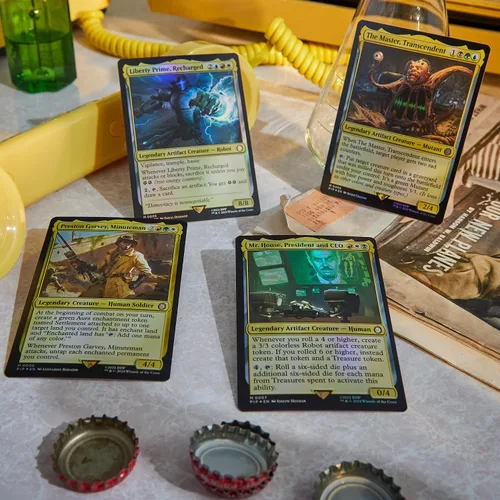 Vista 4 de Magic: The Gathering Fallout Commander Deck Bundle – Incluye todos los 4 mazos (1 Hail Caesar, 1 Scrappy Survivors, 1 Science!, y 1 Mutant Menace)