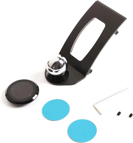 Vista 7 de Soporte de teléfono móvil de aleación de aluminio de 3 colores para consola central de coche, ventilación de aire, montaje de teléfono celular