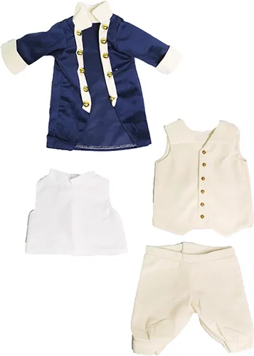 Vista 2 de Colonial Boy`s Outfit 4pc para muñecas de 18 pulgadas Calidad premium y diseño moderno Ropa de muñecas