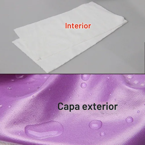 Vista 6 de Teamoy 4 piezas de pañales lavables para perras, fundas reutilizables para pañales de perras, superabsorbentes y cómodas, XS Negro+ Púrpura+Verde+