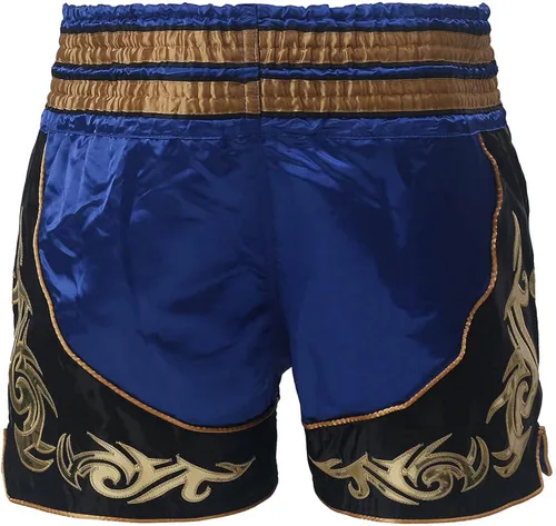 Vista 6 de FLKKY Muay Thai - Pantalones cortos de boxeo para hombres y mujeres de alta calidad para entrenamiento de artes marciales gimnasio boxeo pantalones