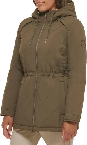 Vista 2 de Tommy Hilfiger Onion Quilt Sherpa - Chaqueta recortada