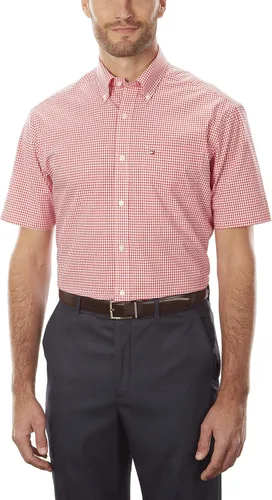 Vista 2 de Tommy Hilfiger Men's Short Sleeve Button-Down Shirt