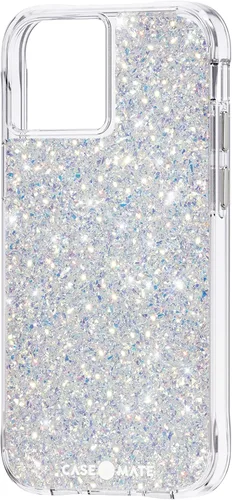 Vista 5 de Case-Mate - Funda Twinkle para iPhone 13 Mini con elementos decorativos reflectantes, protección contra caídas desde 10 pies, 5.4 pulgadas, diseño