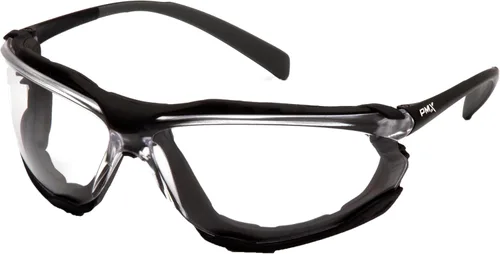Vista 7 de Pyramex Proximity Safety Glasses Eye Protection, Amber H2X Anti-Fog