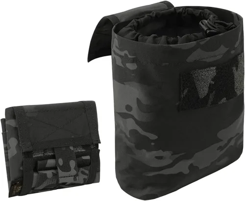 Vista 11 de KRYDEX Molle Dump Pouch Roll-Up Drawstring Magazine Utility Pouch Bolsa plegable MC