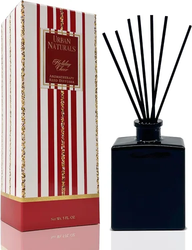 Vista 21 de Urban Naturals Balsam Forest - Juego de aceites difusores de varillas – Abeto Fraser, hoja perenne, pino, cedro leñoso y sándalo – Botella de vidrio