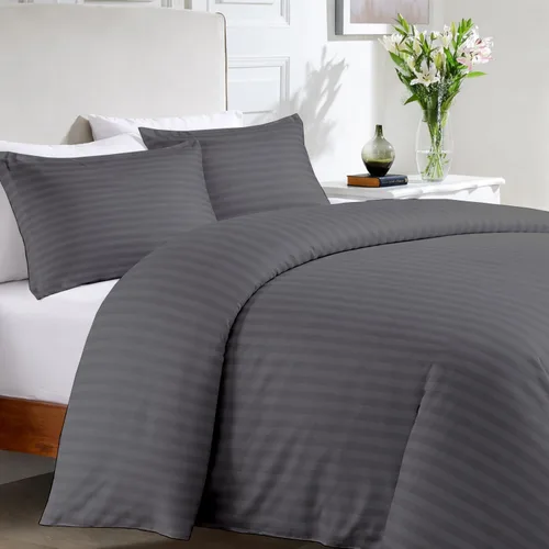 Vista 15 de SLEEP-NEST Juego de funda de edredón 100% algodón, tamaño individual/individual XL, juego de ropa de cama de 3 piezas con cierre de cremallera, 600
