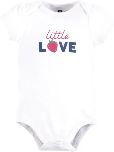 Vista 58 de Hudson Baby baby-girls Cotton Bodysuits 3-pack