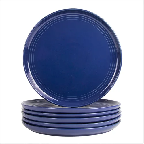 Vista 21 de Double Line - Taza de 3.75 pulgadas/12 onzas, juego de 6, azul cobalto