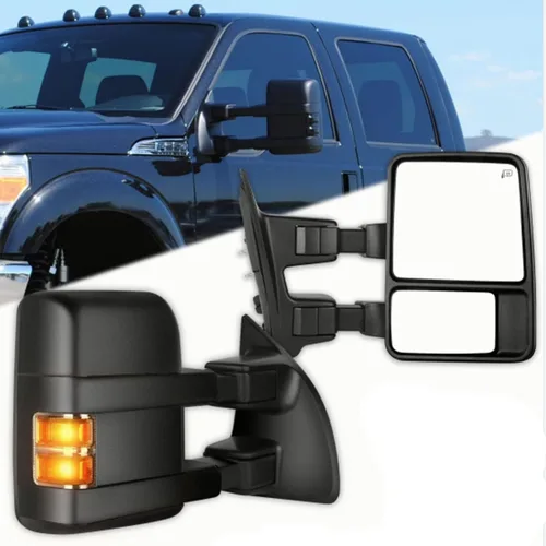 Vista 50 de Espejo Lateral del Conductor o del Pasajero Compatible con 1980-1996 Para Ford F150 1980-1996 Para Ford F250 1980-1996 Para Ford F350 Operado