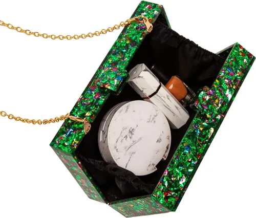 Vista 6 de LETODE Bolsos de mano de acrílico, bolso de plexiglás para mujer