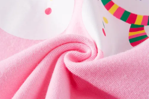 Vista 5 de Akyzic Pijamas de Navidad para niños, 100% algodón, de manga larga, juego de pijamas a juego para niños y niñas, pijamas de Navidad para niños