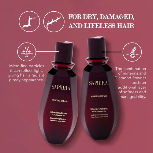 Vista 2 de Saphira Healing Repair Shampoo & Conditioner Duo