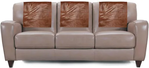 Vista 4 de LL LEATHER LOVERS Funda de cuero para reposacabezas de silla reclinable, sofá, sofá biplaza, protector de muebles, funda para asiento de teatro