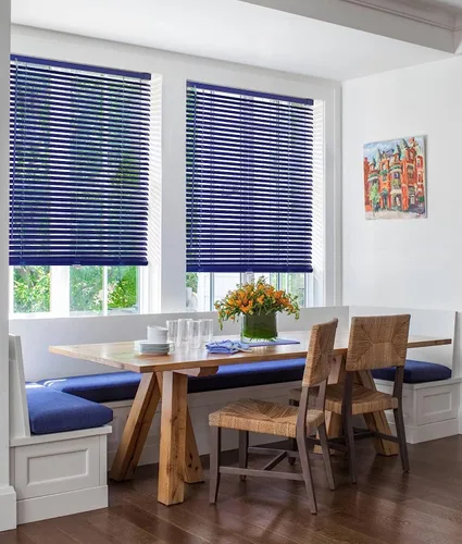 Vista 77 de LazBlinds Mini persianas de aluminio de 1" sin herramientas, sin necesidad de taladro, persianas sin cables para ventanas, persianas horizontales
