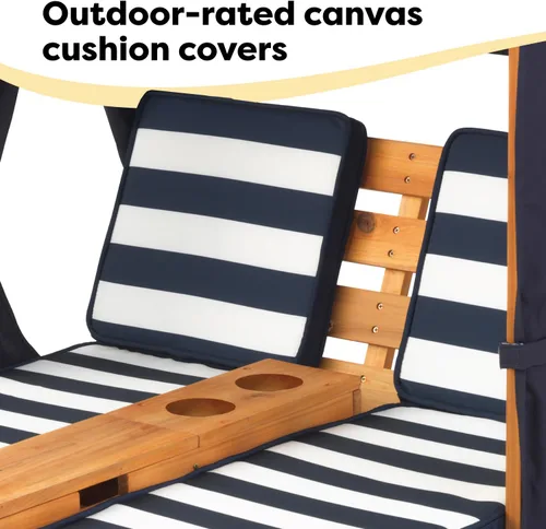 Vista 15 de KidKraft al aire última intervensión doble chaise lounge, talla única