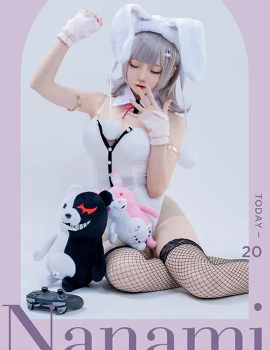 Vista 5 de LTAKK Traje cosplay de conejita, disfraz de anime estilo criada