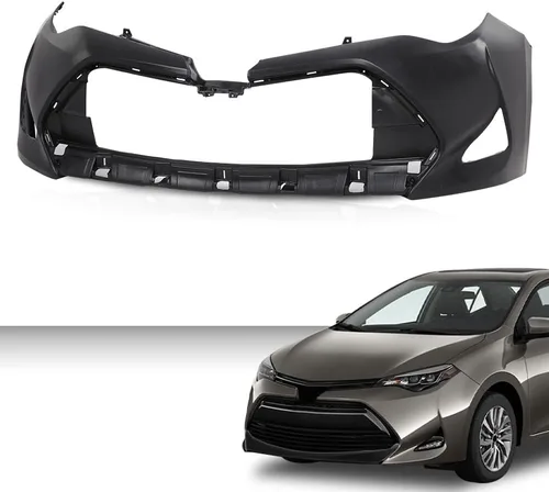 Vista 8 de CHEDA Nueva cubierta de parachoques delantero imprimada compatible con Toyota Corolla 2017 2018 2019, compatible con Sedan (4 puertas) CE, L, LE