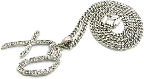 Vista 3 de Shiny Jewelers USA Colgante de hip hop para hombre, caja de 24 pulgadas, cuerda, cadena cubana