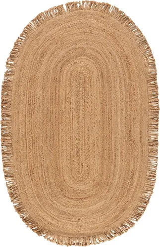 Vista 8 de SAFAVIEH Colección trenzada - Alfombra redonda de 3 pies, color beige, yute hecho a mano, ideal para la entrada, vestíbulo, dormitorio (BRD259B-3R)
