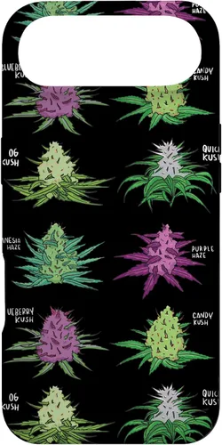 Vista 27 de Weed Pattern Kind of Weed Pot Stoner Marihuana Cannabis Leaf Case para iPhone 17