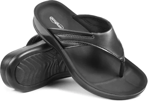 Vista 7 de AEROTHOTIC - Sandalias de verano con soporte de arco, ortopédicas, con tiras, cómodas, con almohadilla suave, antideslizantes, con poste