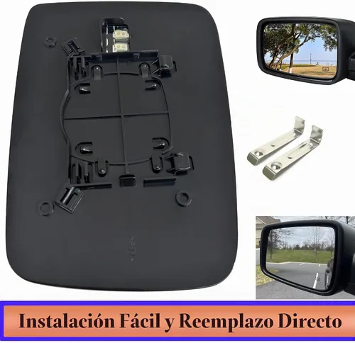 Vista 4 de Ram Driver - Espejo de cristal con calefacción lateral izquierdo compatible con Dodge Ram 1500 2500 2500 2009-2018 con calefacción eléctrica