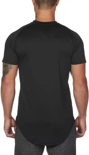 Vista 3 de Muscle Killer Paquete de 3 camisetas deportivas activas para hombre, para gimnasio, fisicoculturismo, fitness, camiseta casual
