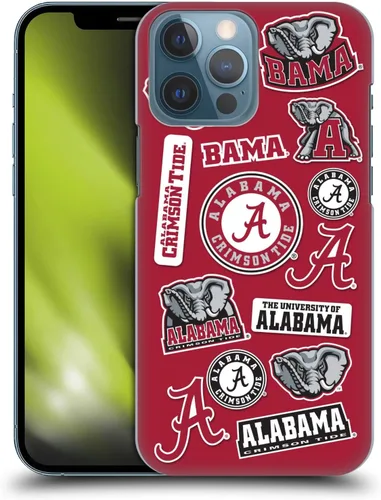 Vista 12 de Head Case Designs Funda rígida con licencia oficial de la Universidad de Alabama UA Bama compatible con Apple iPhone 13 Pro Max